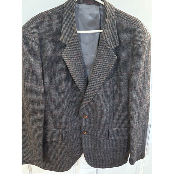 Boston Traders Other - Vintage Boston Traders Poland 100% Pure Wool Blazer Leather Button‎ S-44